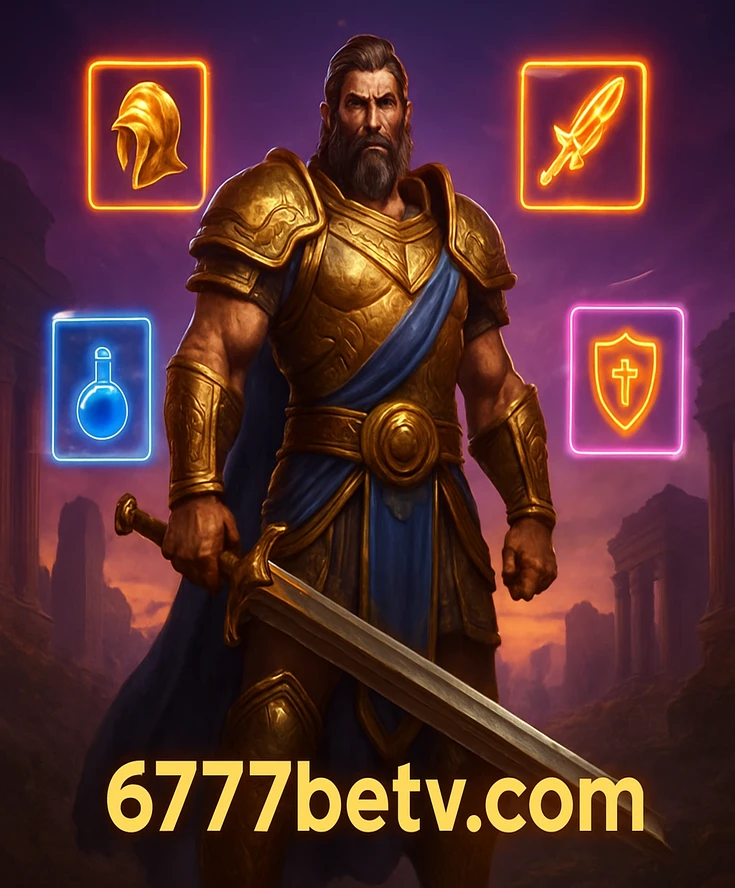 The Android APK download banner for the 6777 game.